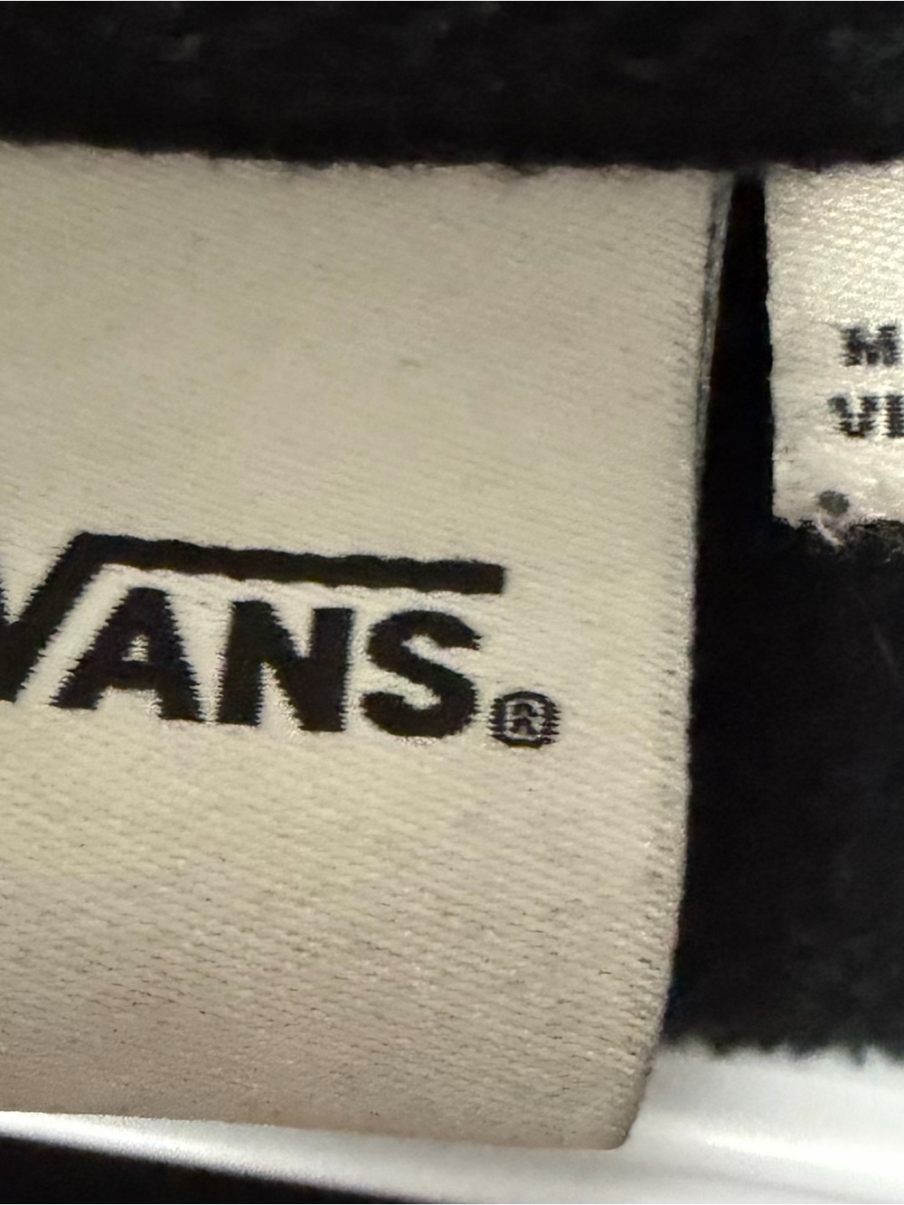 Vans Off The Wall Black Graphic Hoodie Pullover Logo Sleeve Adult Small - Picture 3 of 5